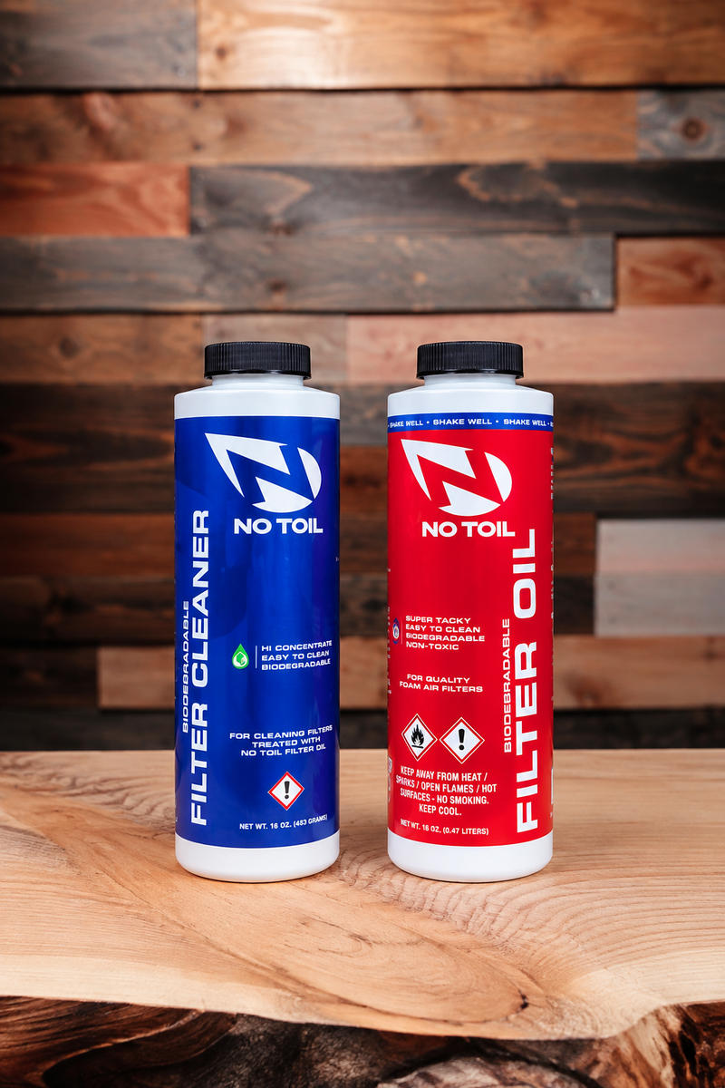 NoToil Foam Filter Oil & Cleaner Kit
